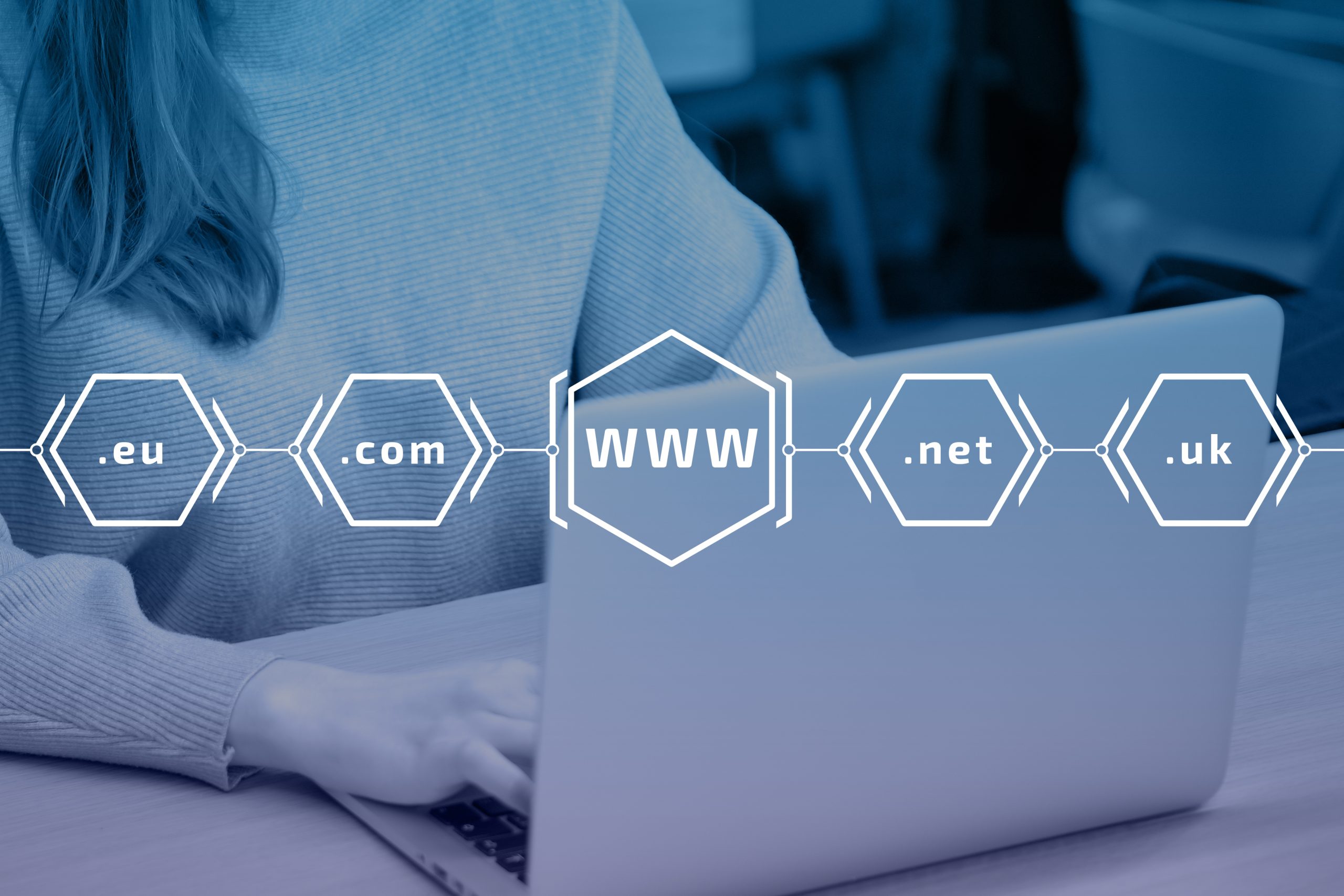 WWW - World Wide Web mit beliebten internationalen Domains