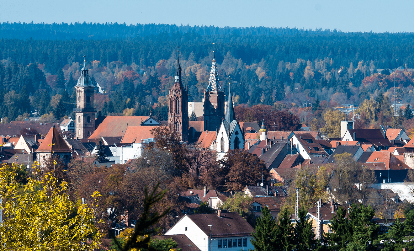 Villingen-Schwenningen Foto von weitem