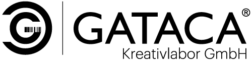 GATACA Kreativlabor GmbH Logo Schwarz