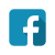 Blaues Facebook logo Icon
