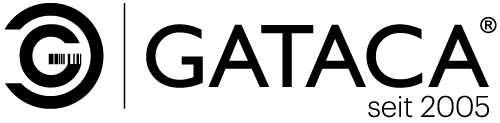 GATACA Seit 2005 Logo in Schwarz